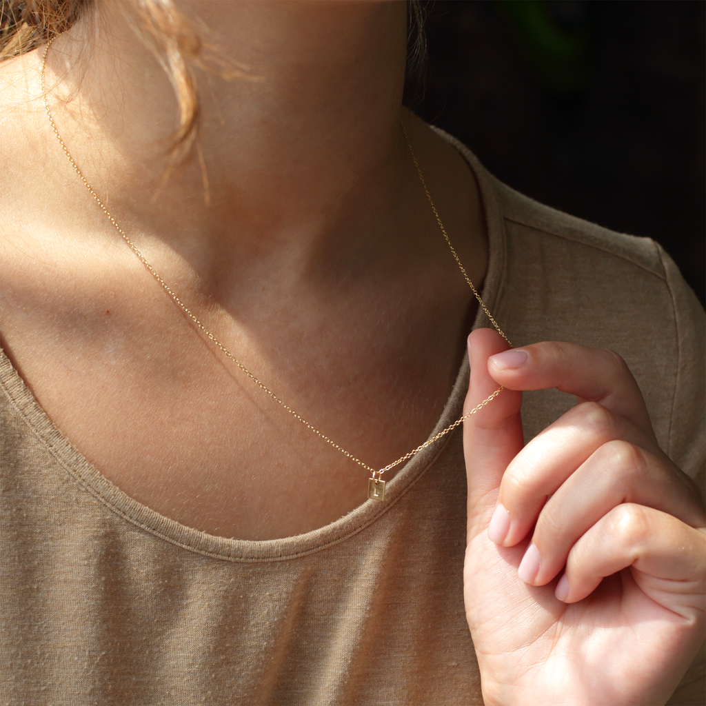 Alma Tag Necklace