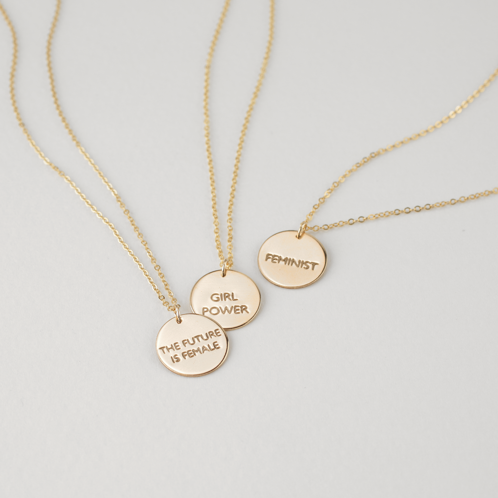 Feminist Necklace – Femina Handmade1