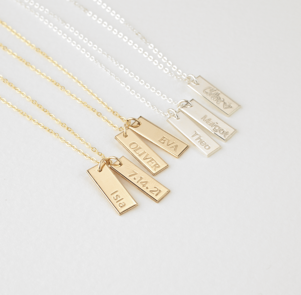 ZAIA TAG NECKLACE