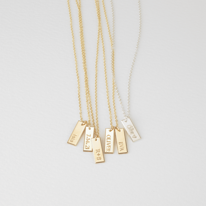 ZAIA TAG NECKLACE