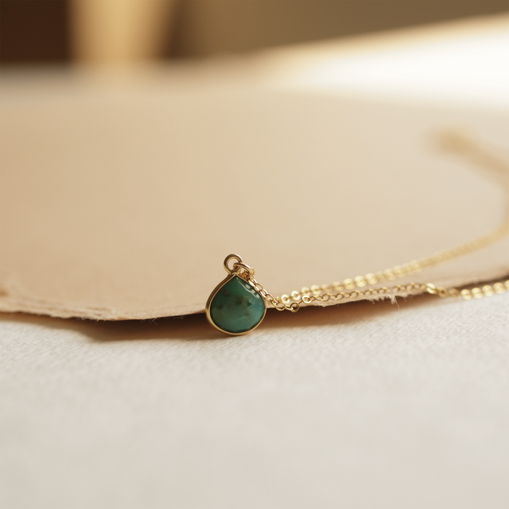 Turquoise Drop Necklace