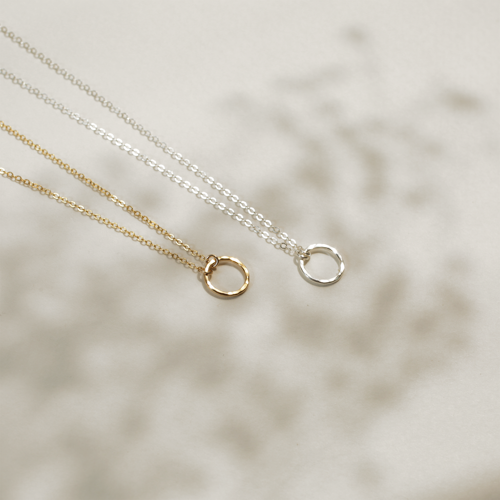 SMALL KARMA RING NECKLACE Femina Handmade