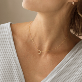 SMALL KARMA RING NECKLACE Femina Handmade