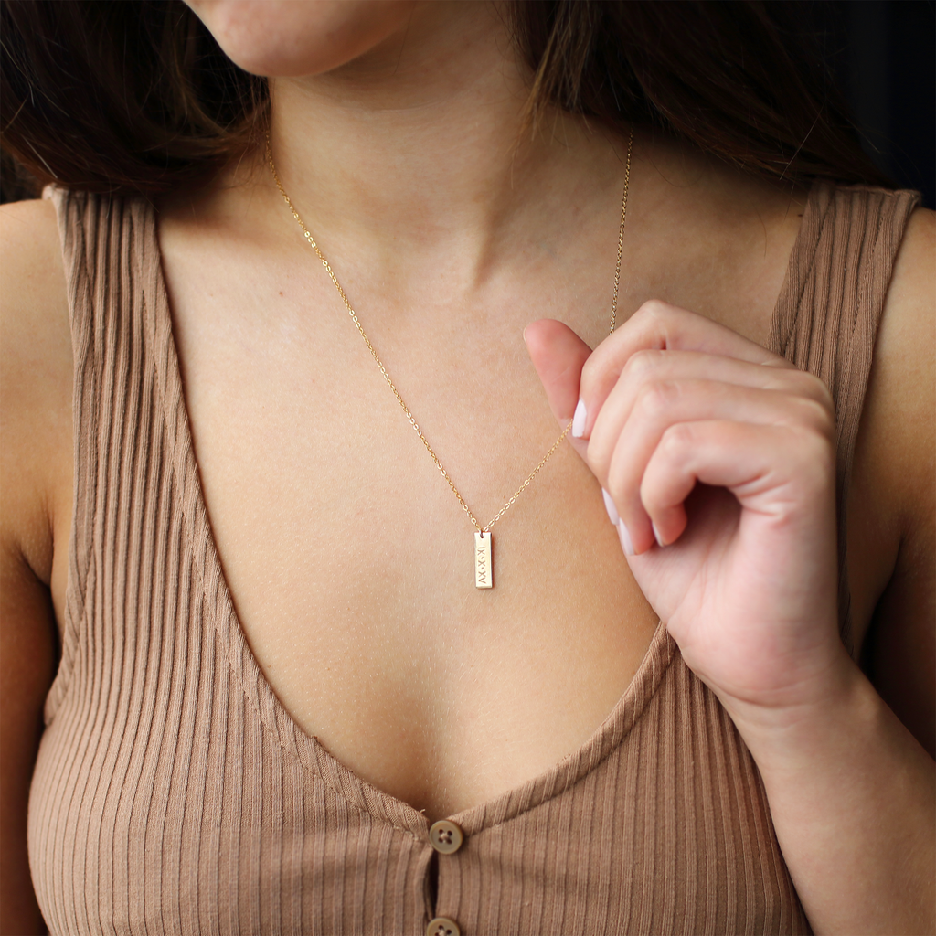 ZAIA TAG NECKLACE
