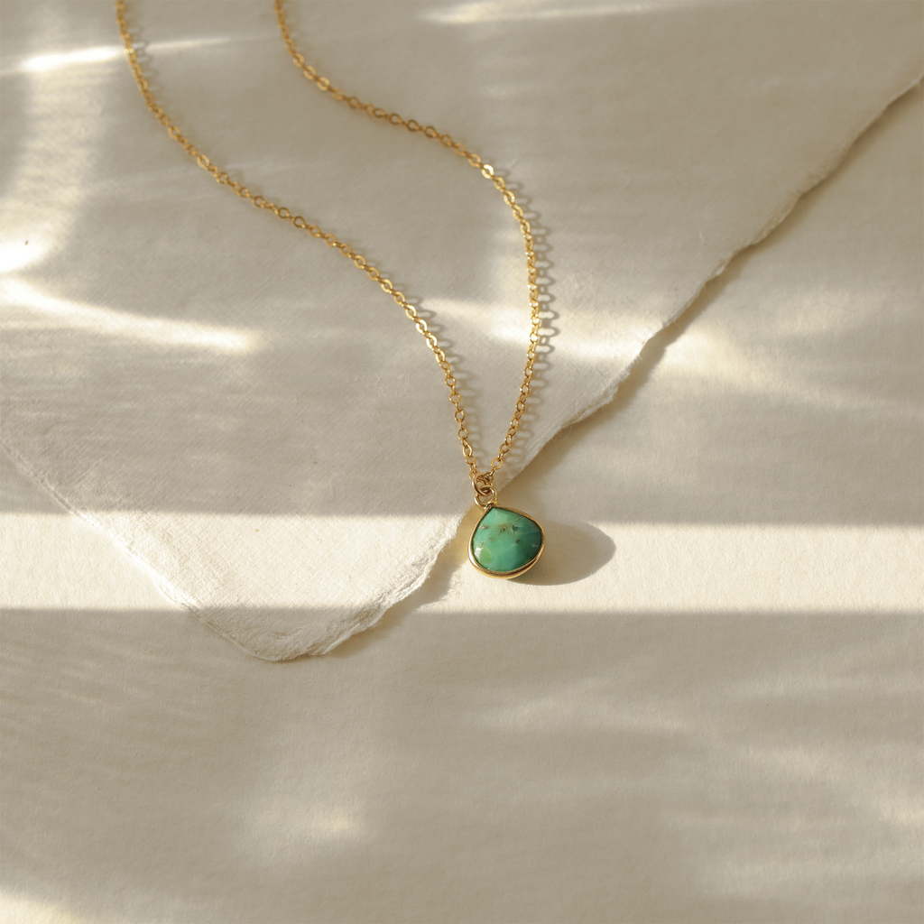 Turquoise Drop Necklace