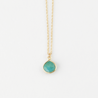 Turquoise Drop Necklace