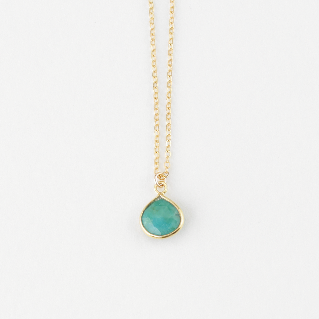 Turquoise Drop Necklace